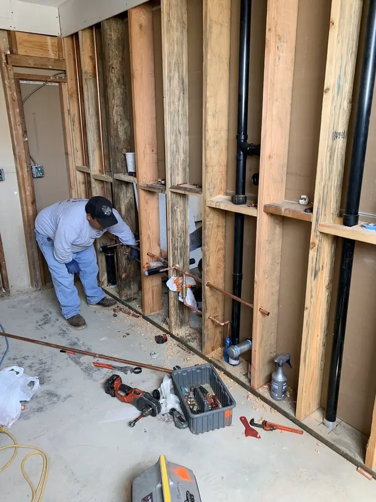 Commercial rough-in plumbing for Gas Line Repair in Gering